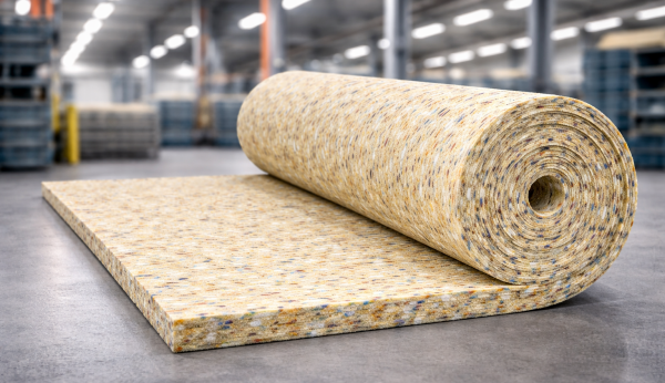 High-density chipfoam sheets used for furniture cushions, mattress layers, and upholstery padding.