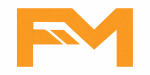bold orange freemo logo in white background